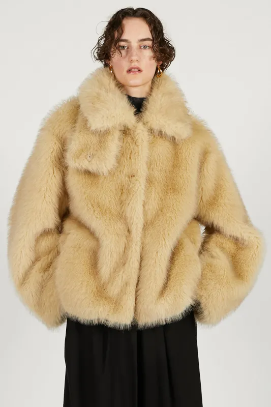 Faux Fur Short Coat sold by Prank Project