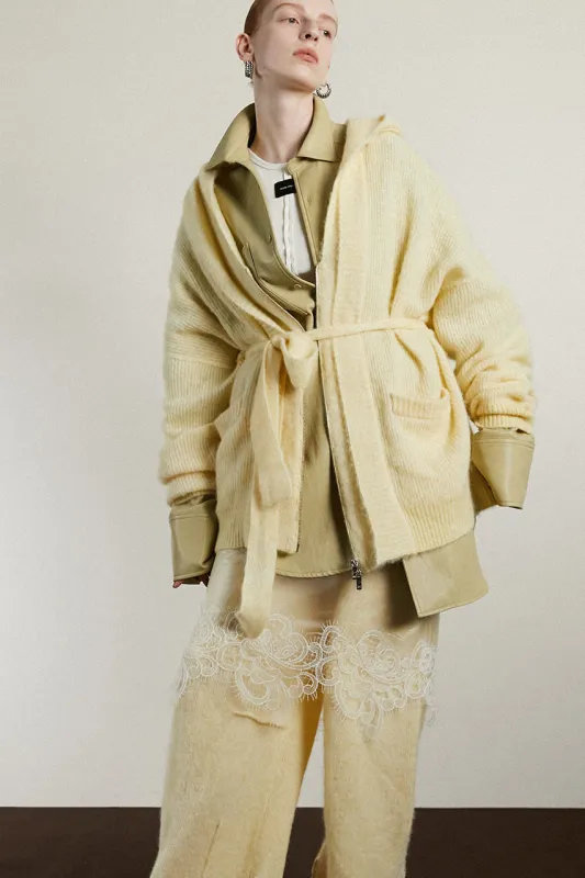 Hooded Zip Cardigan sold by Prank Project