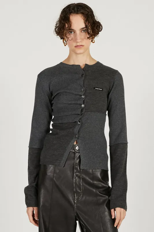 Random Button Knit Top sold by Prank Project