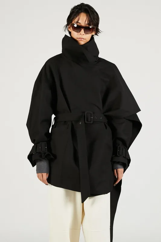 Mini Scarfcoat Black sold by Prank Project