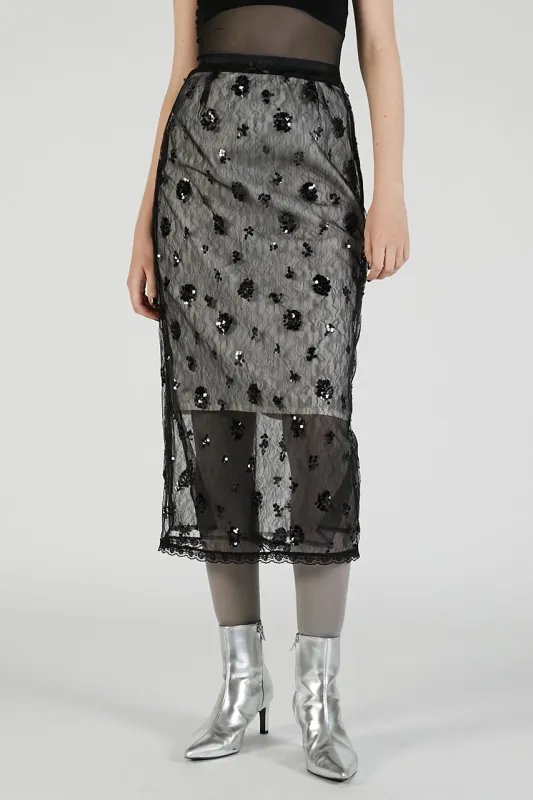 Veil Lace Layered Skirt - SALE sold by Prank Project