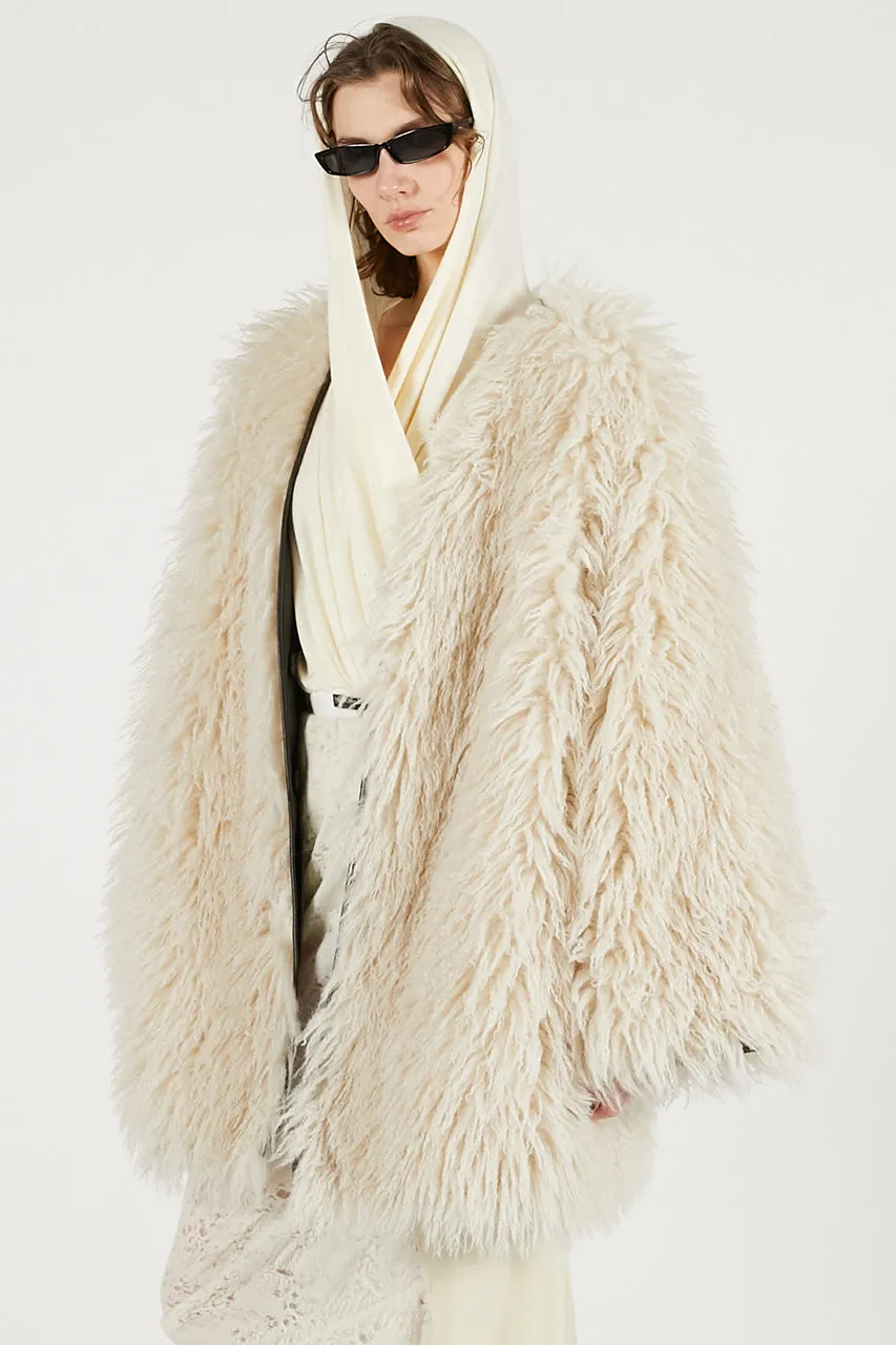 Reversible Fur Coat sold by Prank Project product image thumbnail 3