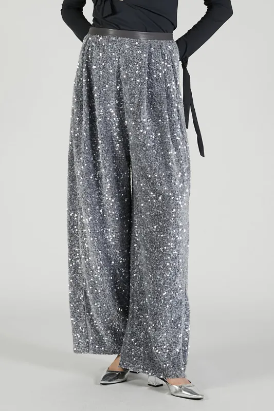 Sequin Balloon Velour Pants - SALE sold by Prank Project