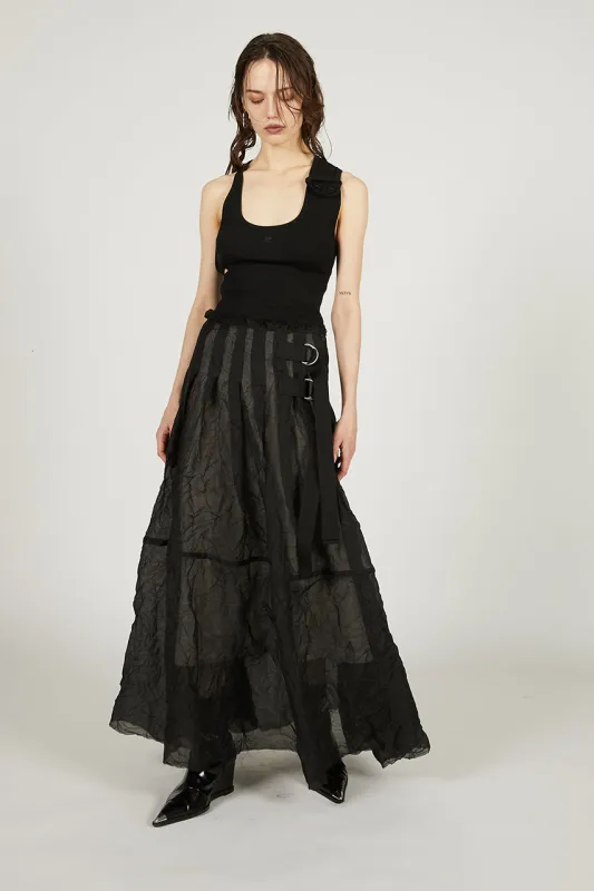 Crinkle Organza Skirt sold by Prank Project