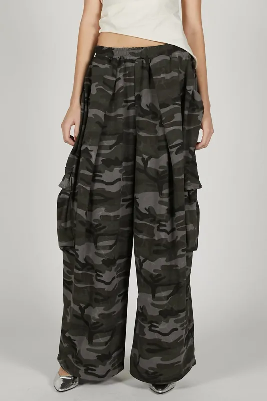 Camo Sweat Cargo Pants - SALE made by Prank Project