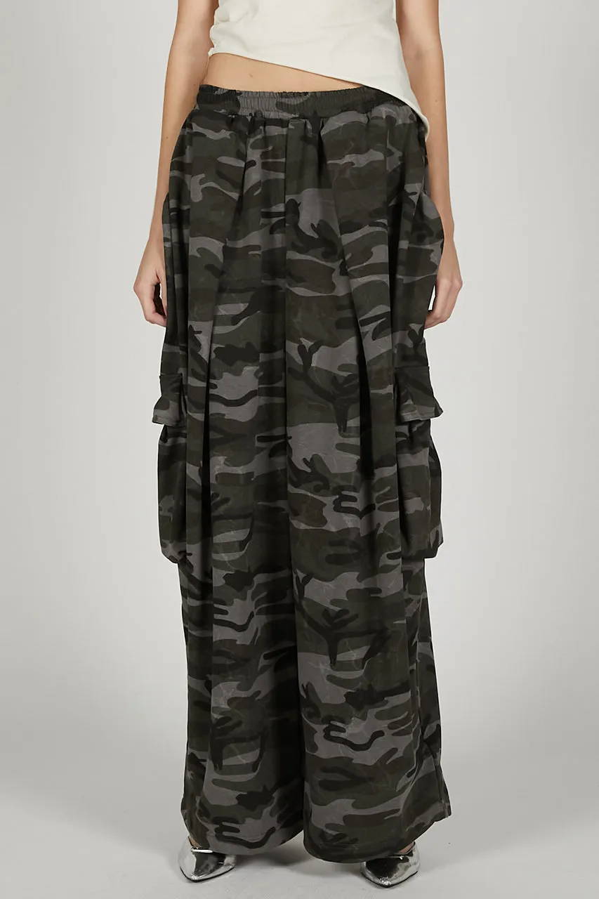 Camo Sweat Cargo Pants - SALE sold by Prank Project product image thumbnail 3