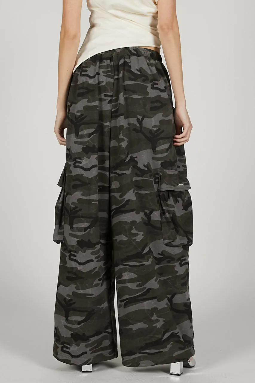 Camo Sweat Cargo Pants - SALE sold by Prank Project product image thumbnail 5