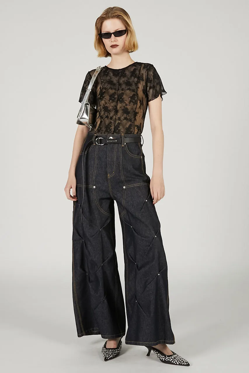 Studs Denim Pants sold by Prank Project product image thumbnail 3