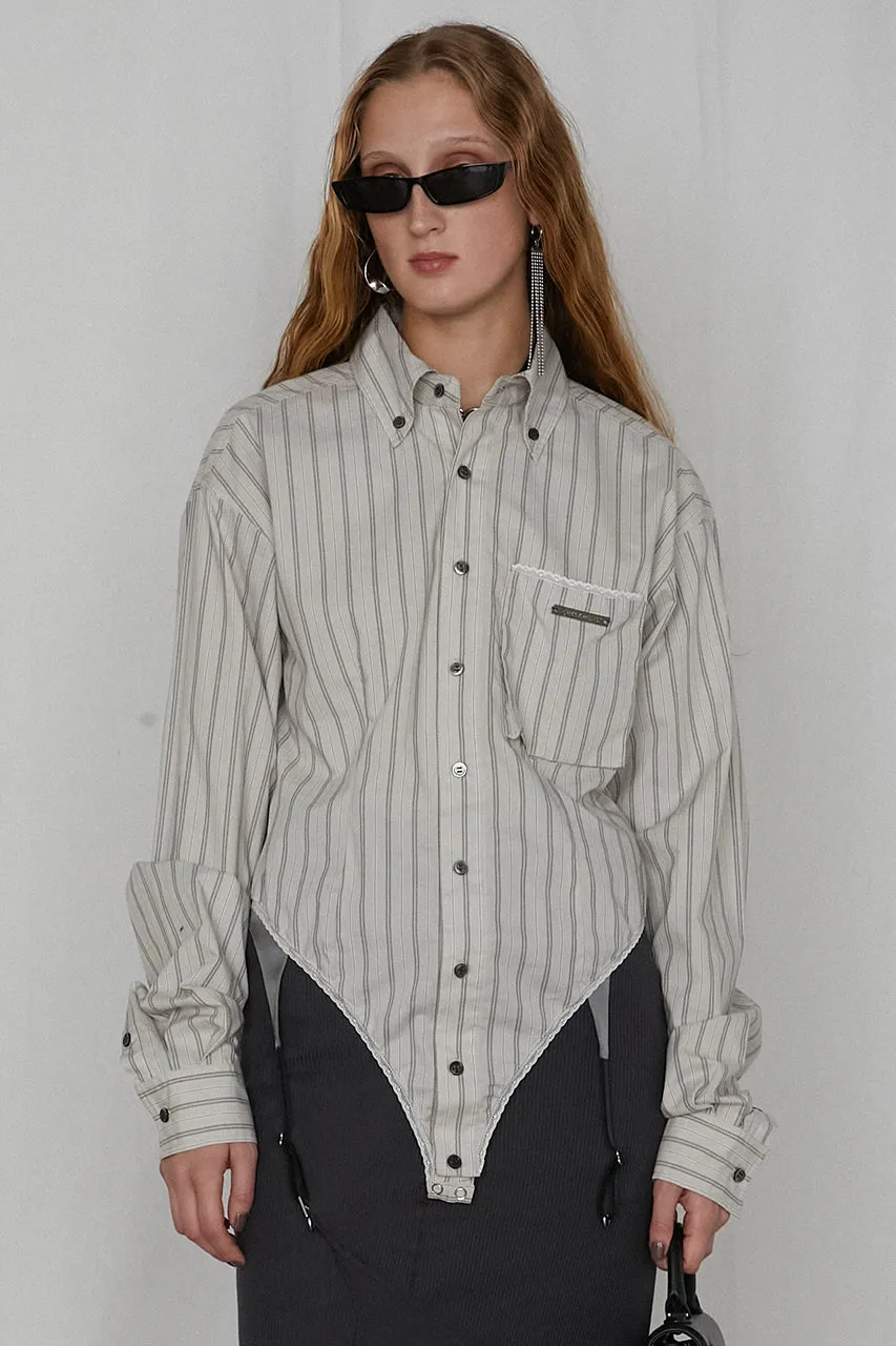 Multi Fabric Bodysuit - SALE sold by Prank Project product image thumbnail 2