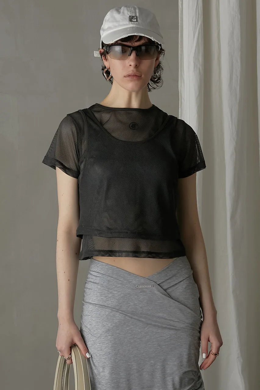 Layered Mesh Top sold by Prank Project product image thumbnail 2