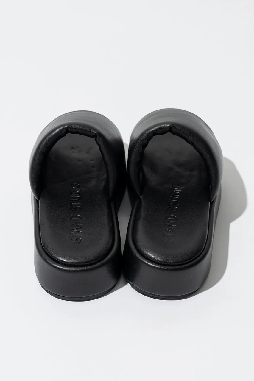 Phoebe Flatform Sandals : Faux Leather Stretch - SALE sold by Prank Project product image thumbnail 3