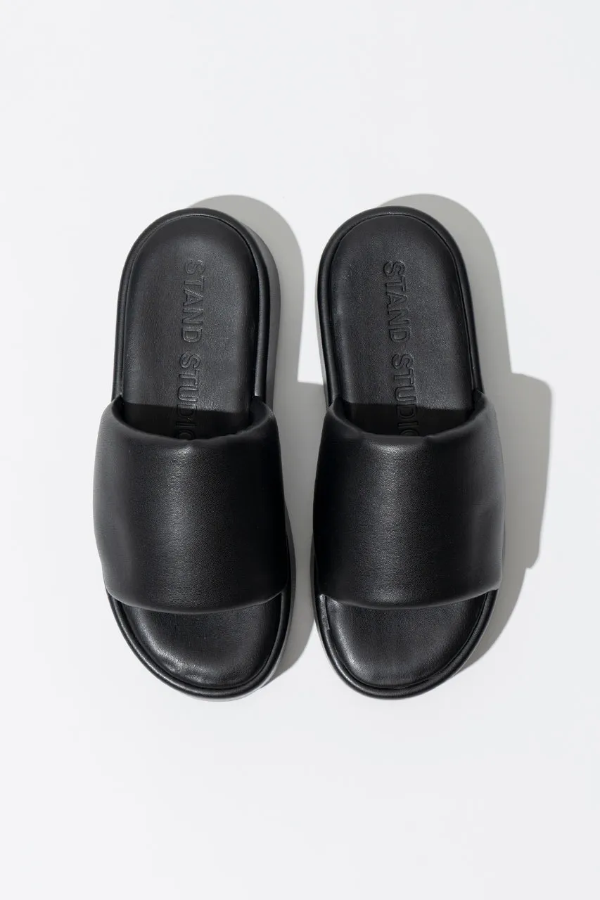 Phoebe Flatform Sandals : Faux Leather Stretch - SALE sold by Prank Project