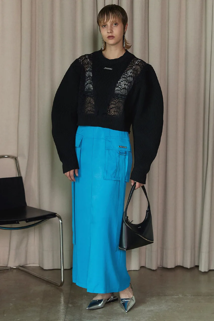 Satin Cargo Skirt - SALE sold by Prank Project product image thumbnail 3