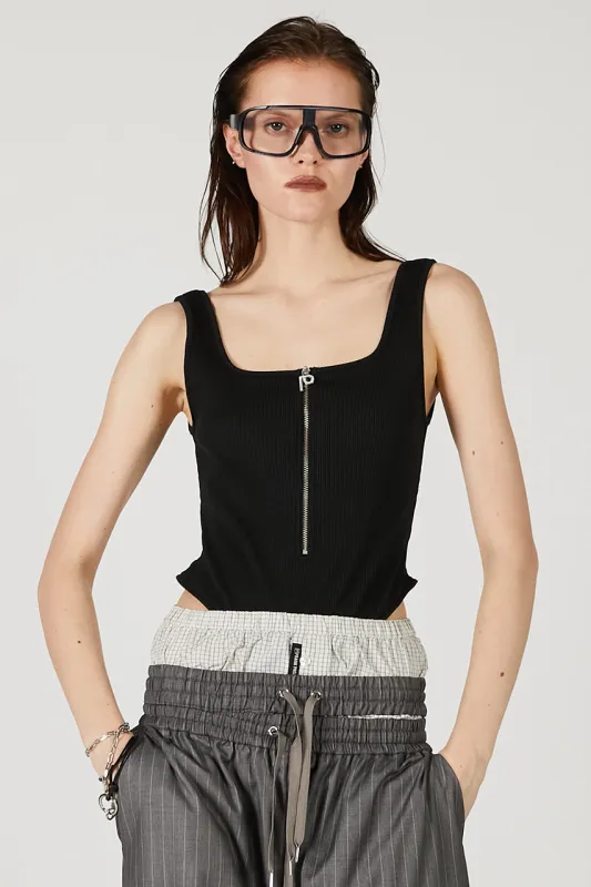 Half Zip Tank Top - SALE sold by Prank Project