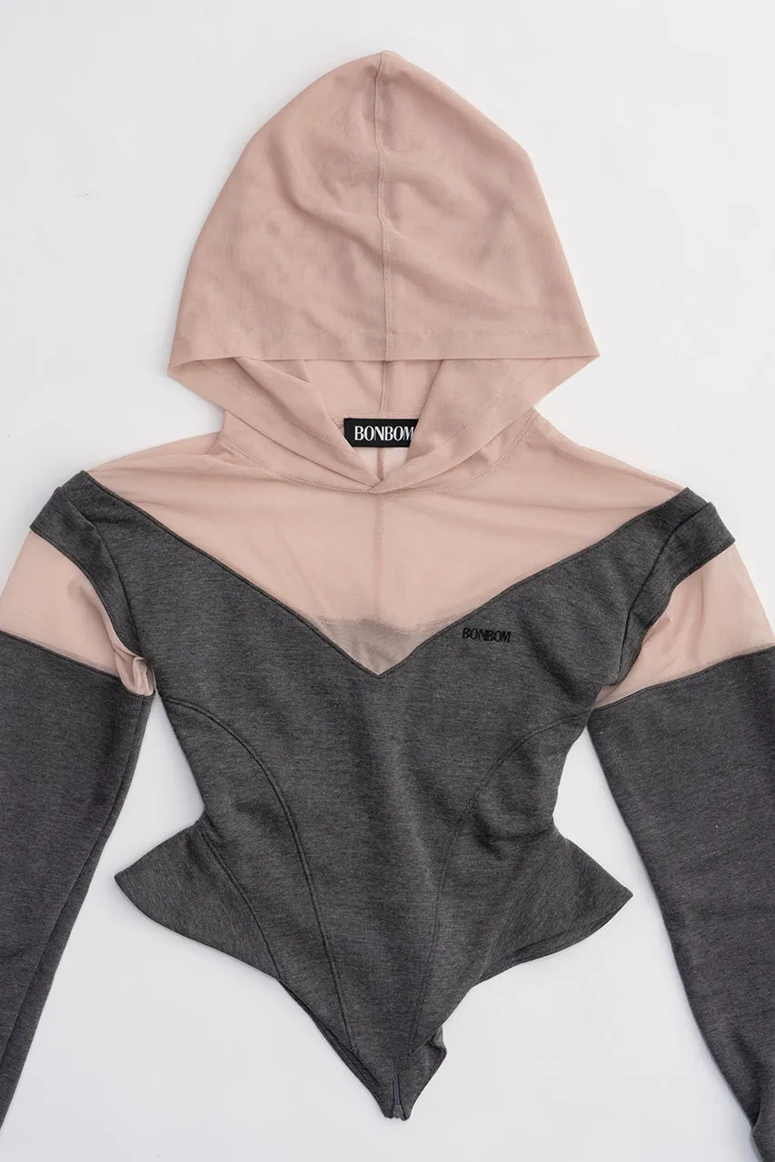 Cut-Out Hoodie - SALE sold by Prank Project product image thumbnail 3