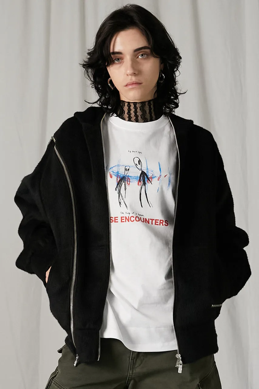 Double Zip Shaggy Hoodie - SALE sold by Prank Project product image thumbnail 3
