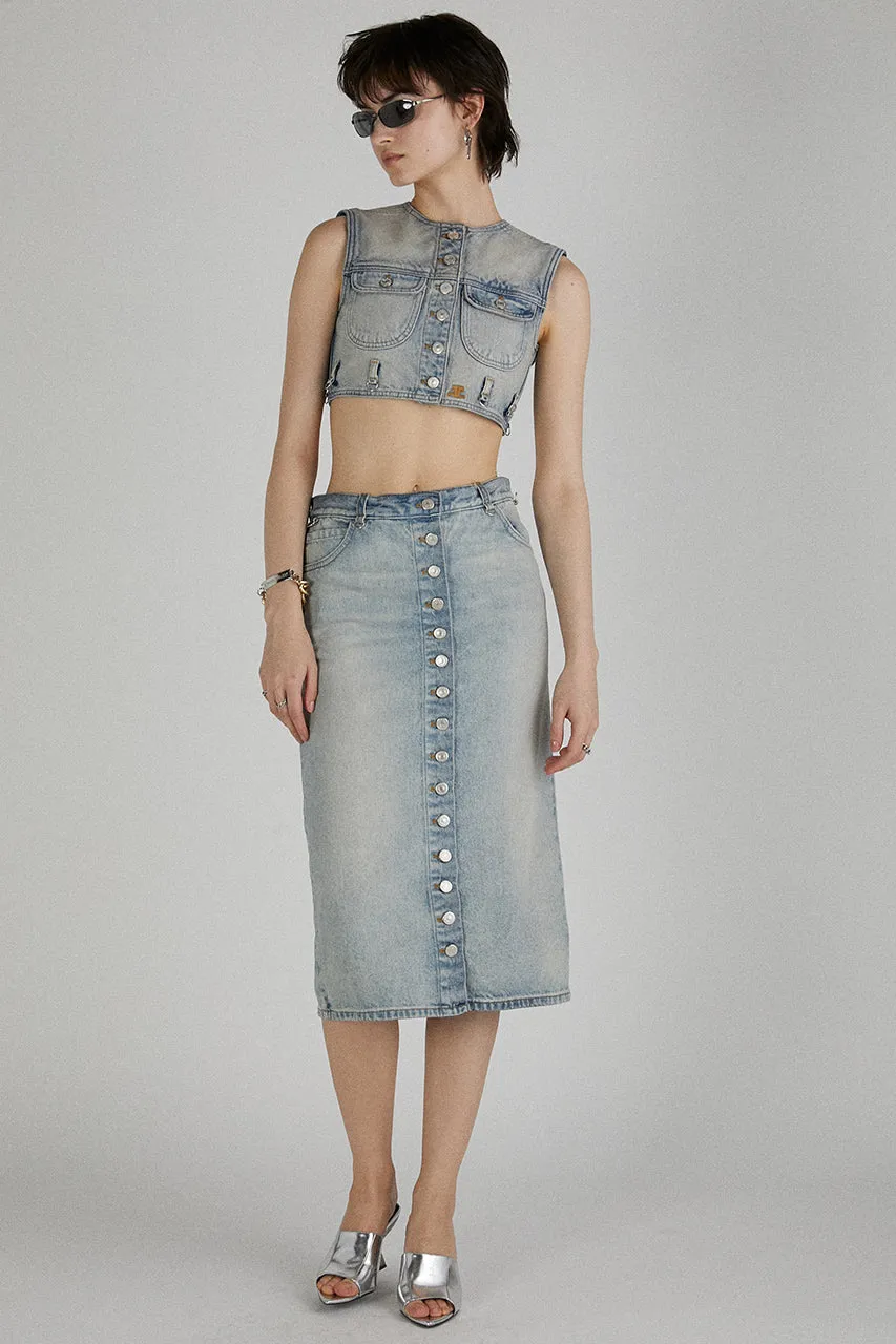 Multiflex Denim Skirt - SALE sold by Prank Project product image thumbnail 4