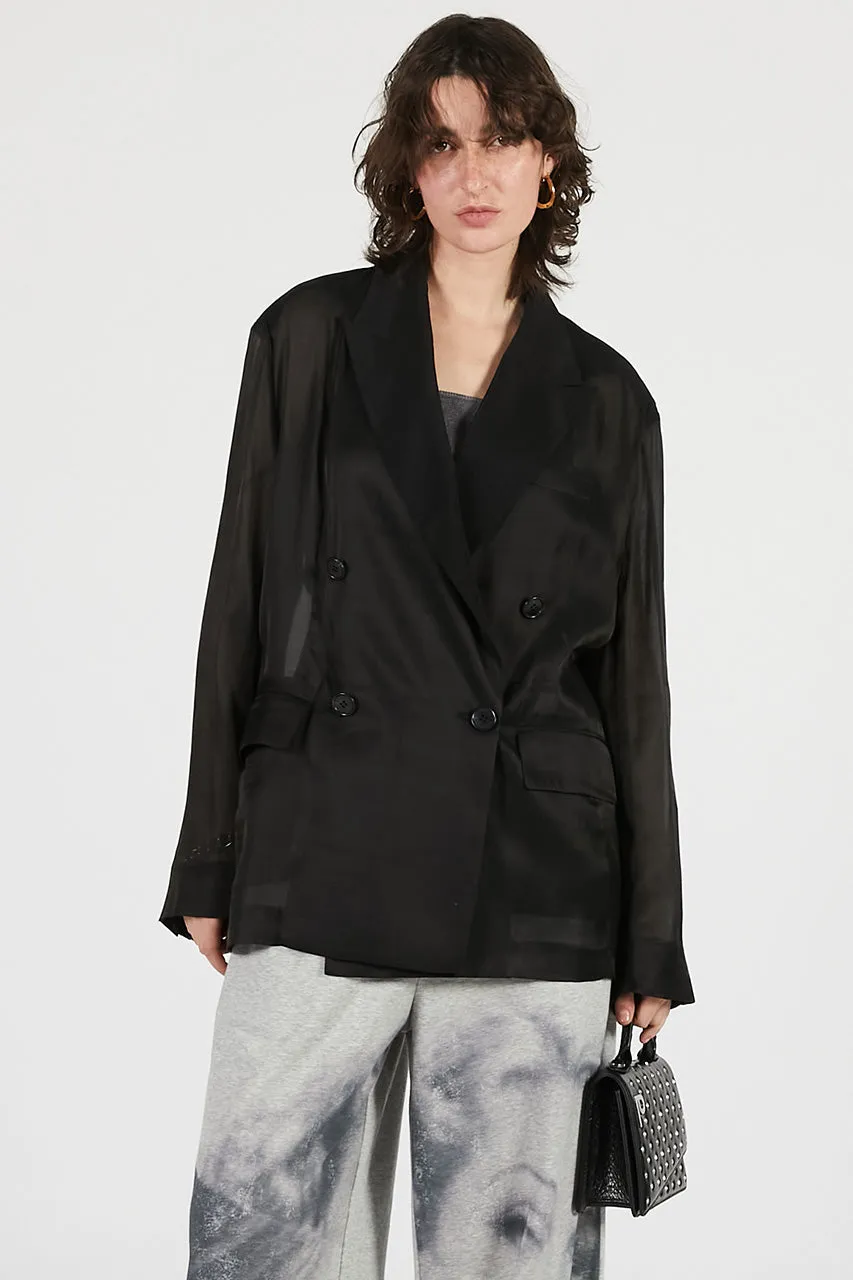 Silk Blend Sheer Jacket sold by Prank Project product image thumbnail 3