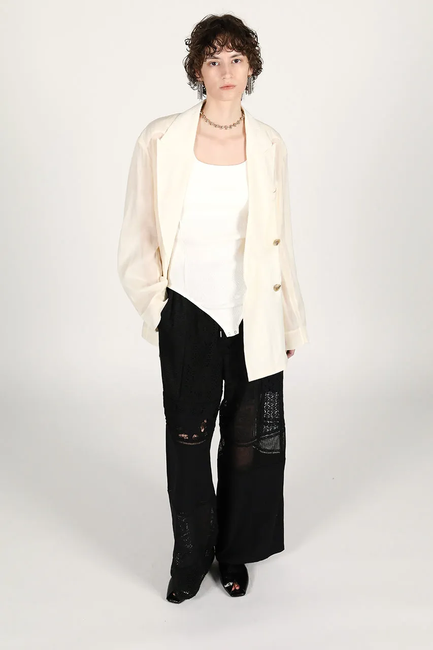 Silk Blend Sheer Jacket sold by Prank Project product image thumbnail 4