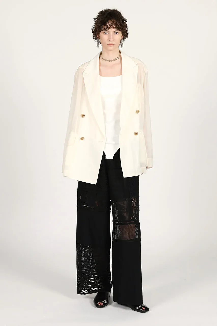 Silk Blend Sheer Jacket sold by Prank Project product image thumbnail 5