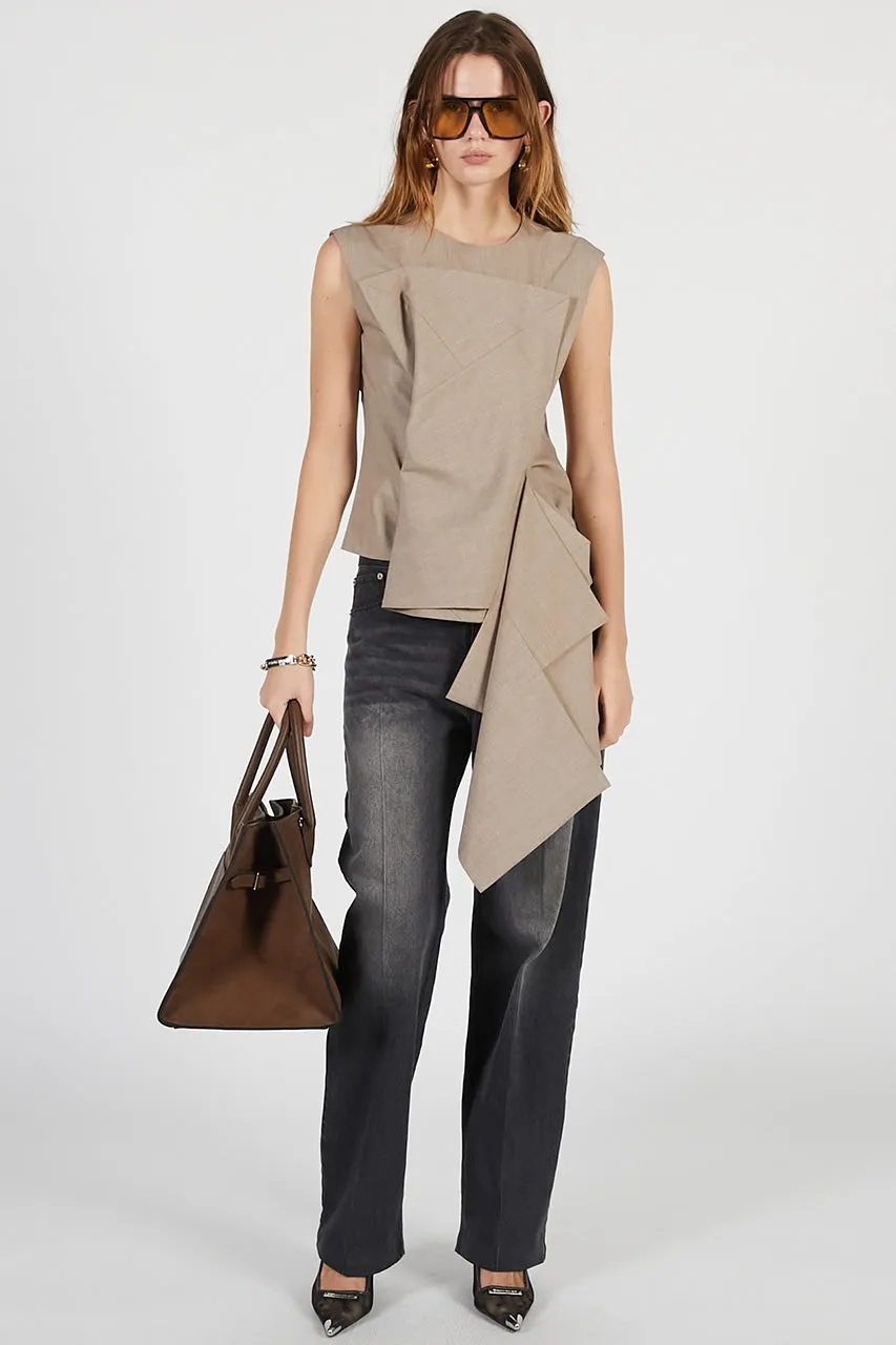 Architect Sleeveless Top sold by Prank Project product image thumbnail 4