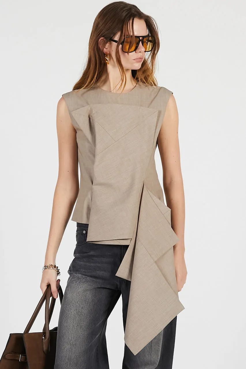 Architect Sleeveless Top sold by Prank Project product image thumbnail 3