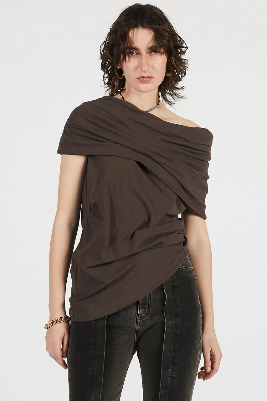 Asymmetrical Drape Top - 26SUMMER sold by Prank Project product image thumbnail 5