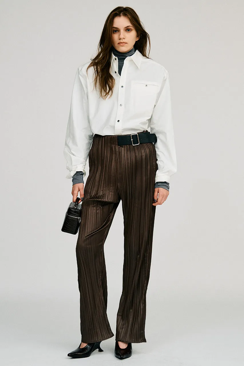 Belted Pleated Pants sold by Prank Project product image thumbnail 5