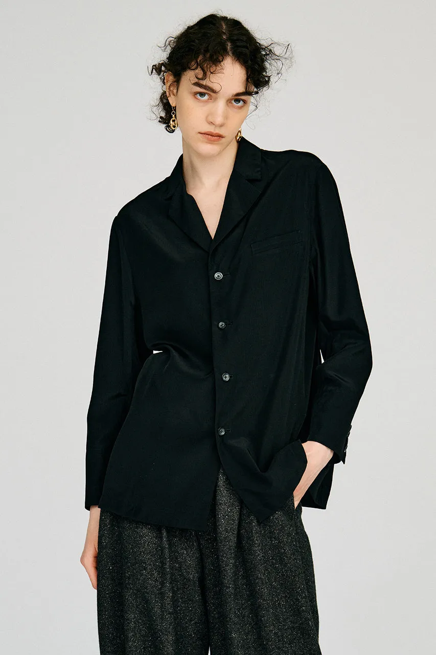 Silky Single Shirt Jacket - 2026AUTUMN sold by Prank Project product image thumbnail 3