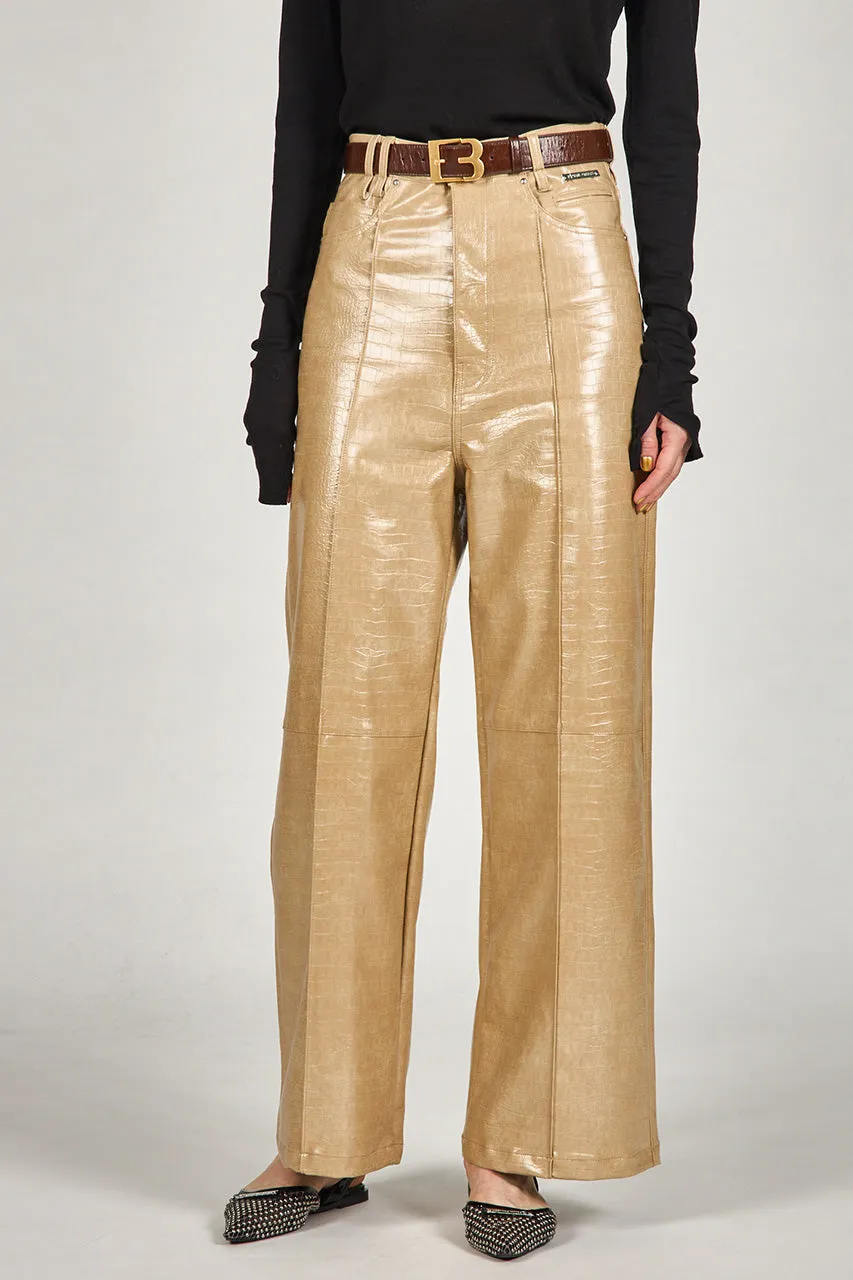 Synthetic Leather Press Pants sold by Prank Project product image thumbnail 5