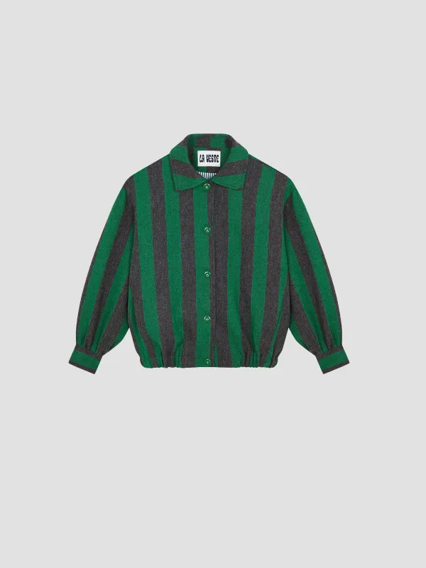 Bomber Striped Wool 03 made by La Veste