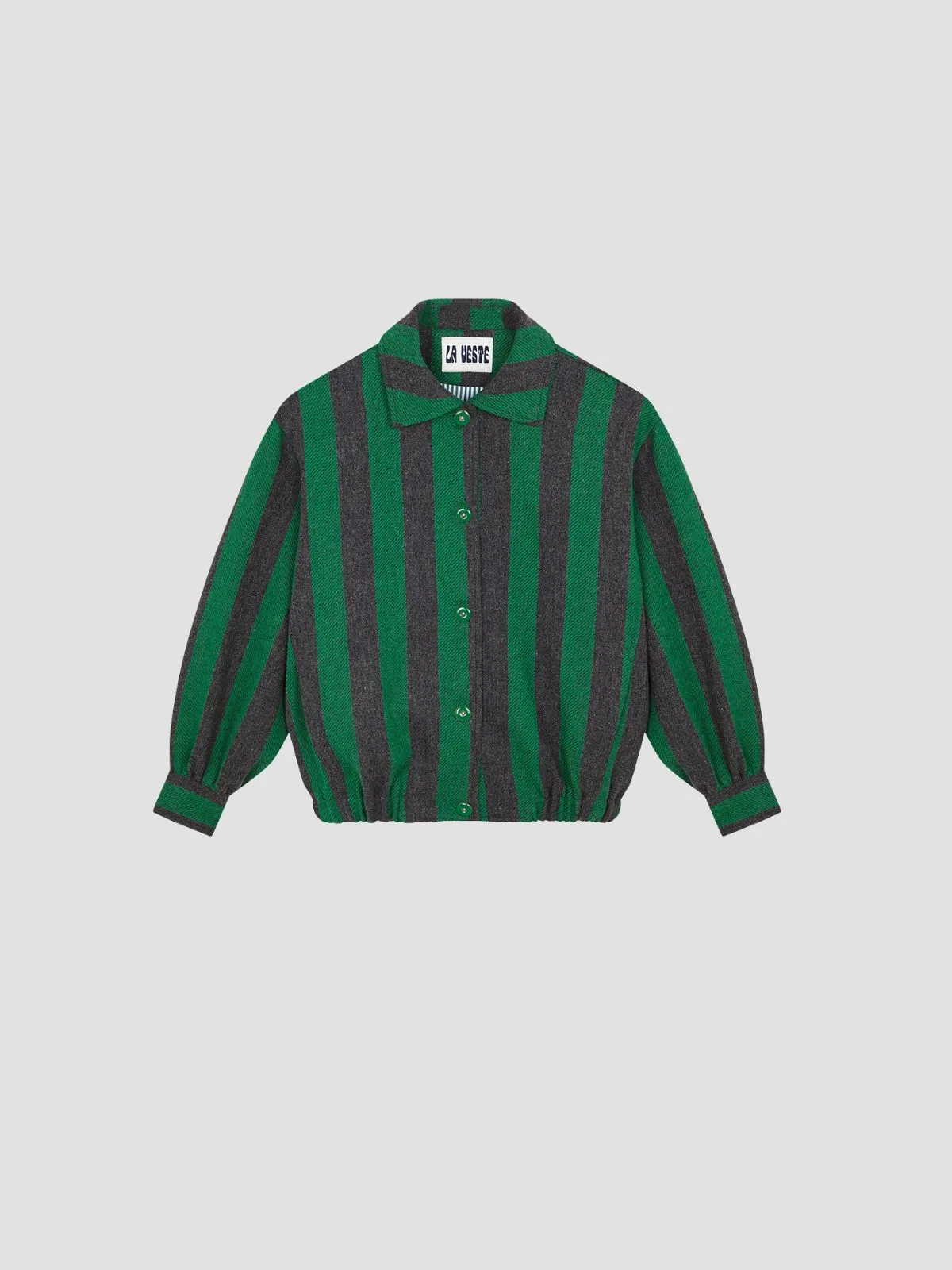 Bomber Striped Wool 03 sold by La Veste