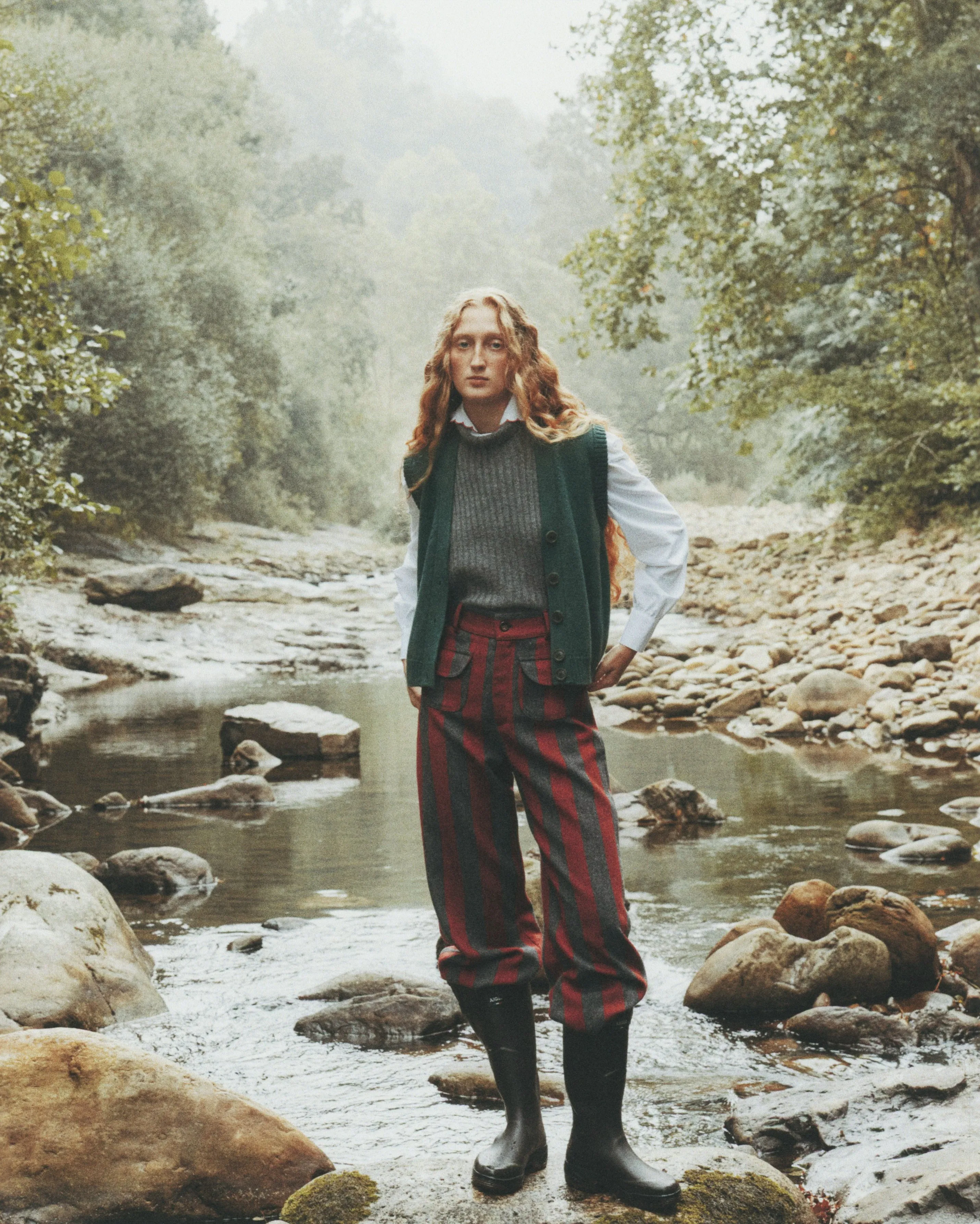 Jason Striped Wool Pants 04 sold by La Veste product image thumbnail 4
