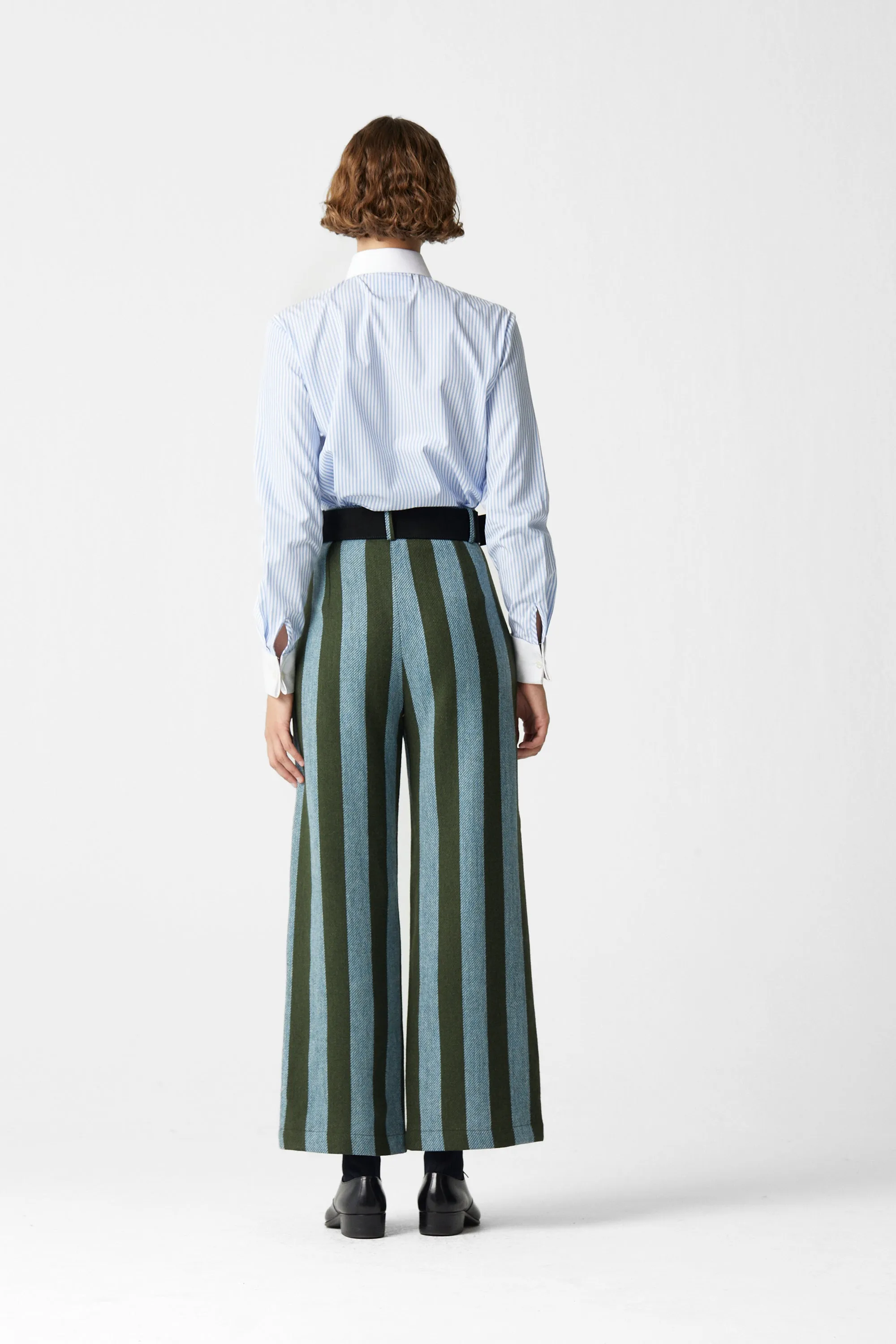 Jason Striped Wool Pants 06 sold by La Veste product image thumbnail 4
