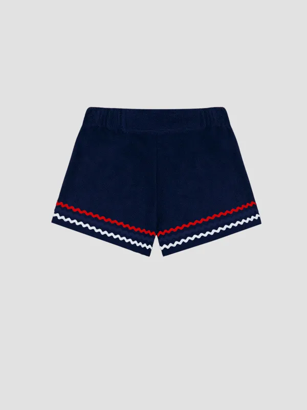 Salitre Blue Shorts made by La Veste
