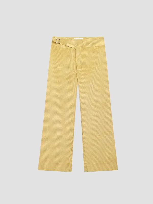 Riding Corduroy Pants Vanilla made by La Veste