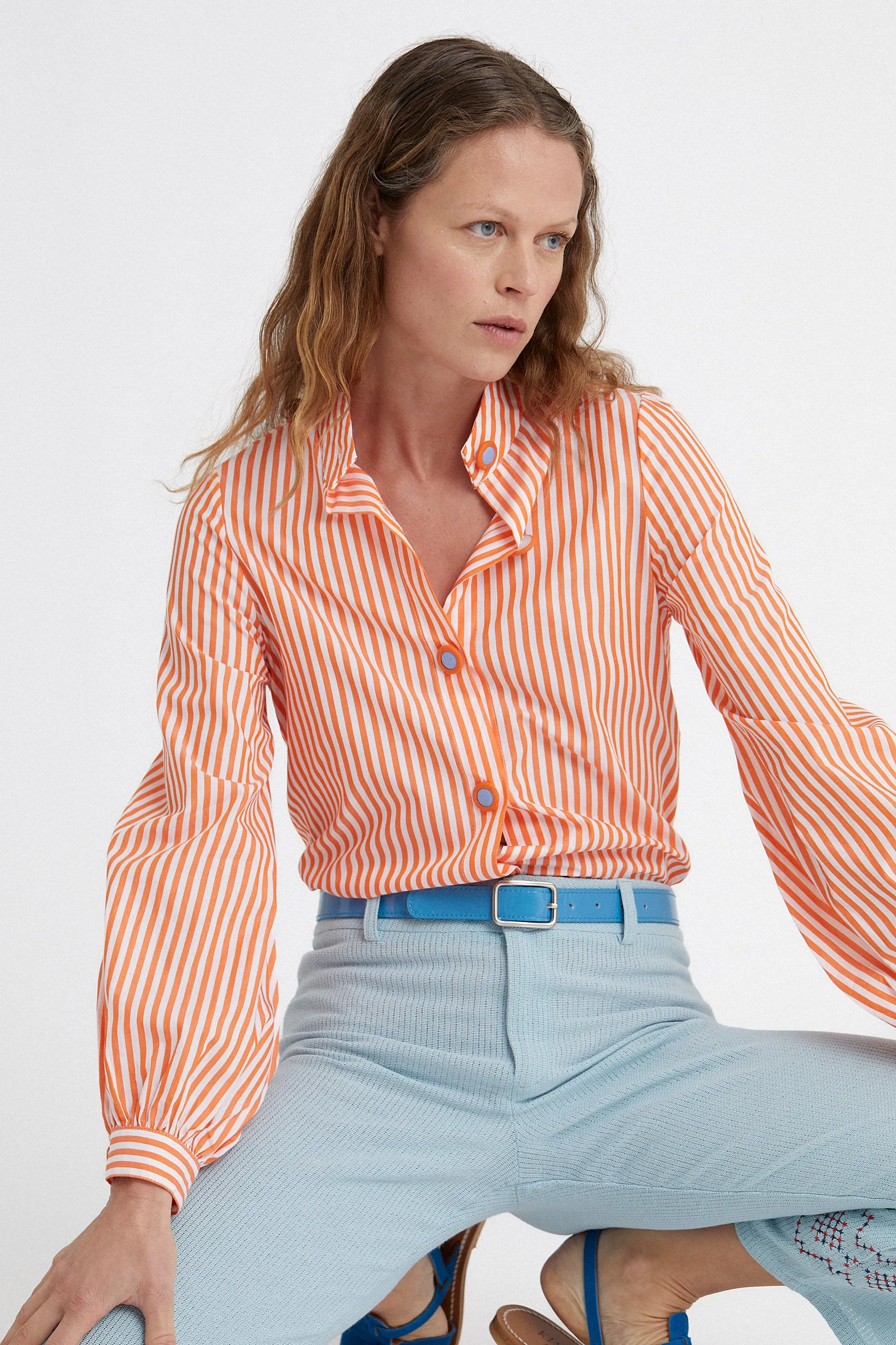 Punto de Cruz Pants Blue sold by La Veste product image thumbnail 3