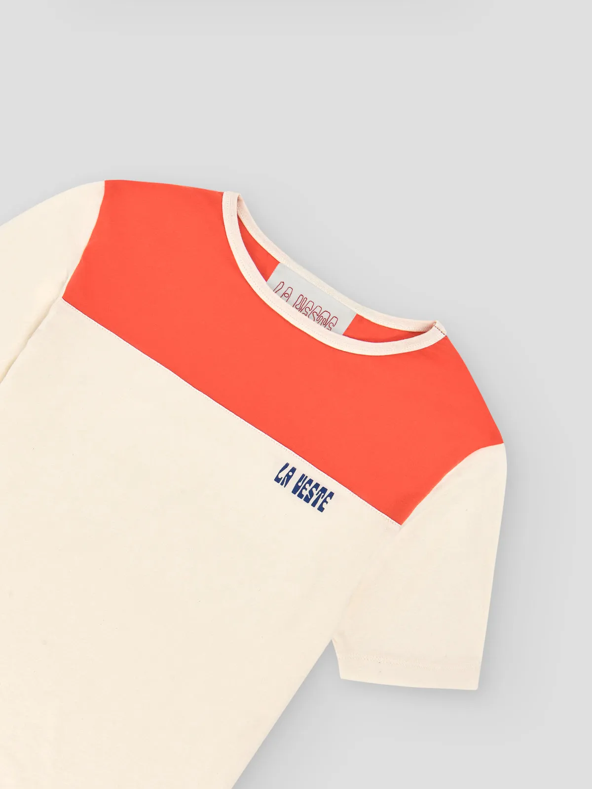 Bicolor Tee Shirt Red sold by La Veste product image thumbnail 2