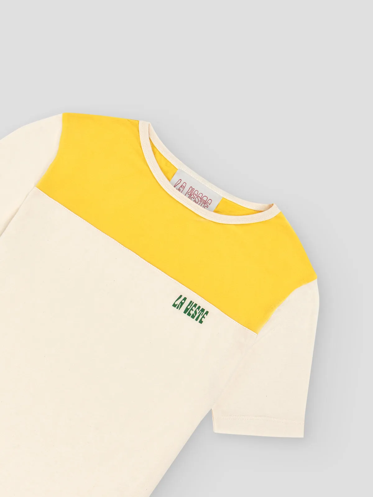 Bicolor Tee Shirt Yellow sold by La Veste product image thumbnail 2