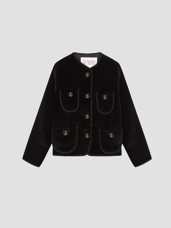 Jockey Blazer Velvet Black made by La Veste