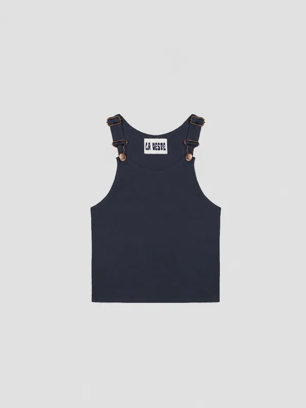 Jardinera Tee Shirt Navy made by La Veste