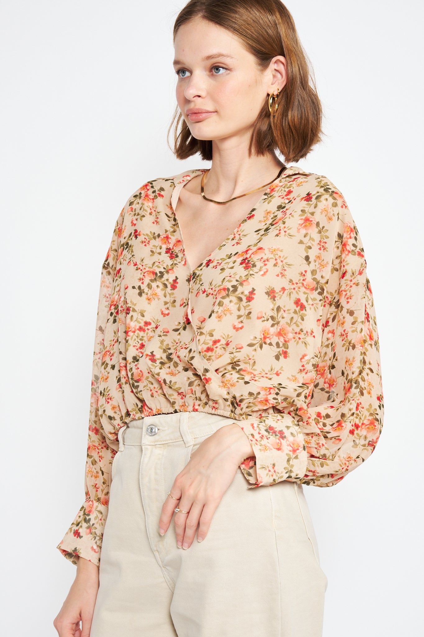 Leah Wrap Blouse sold by En Saison product image thumbnail 3