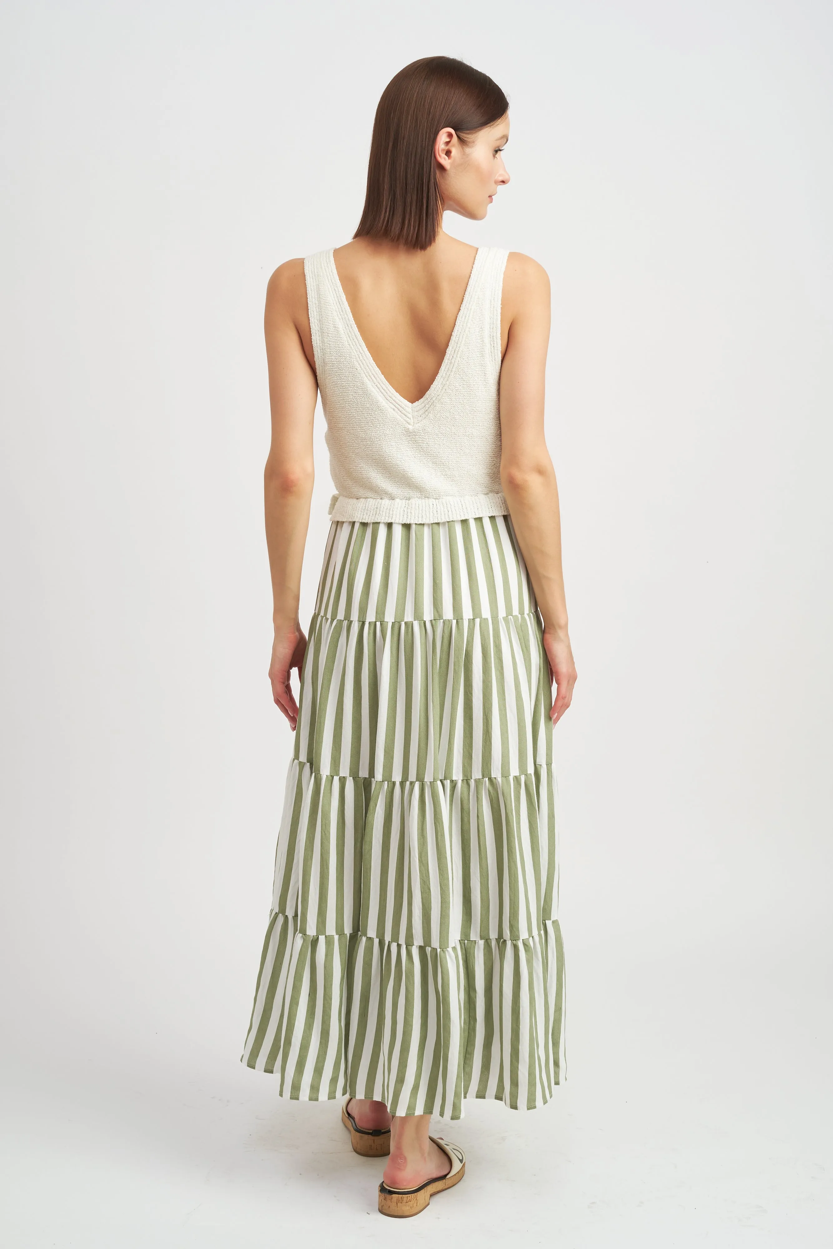 Cece Mixed Media Midi Dress sold by En Saison product image thumbnail 3