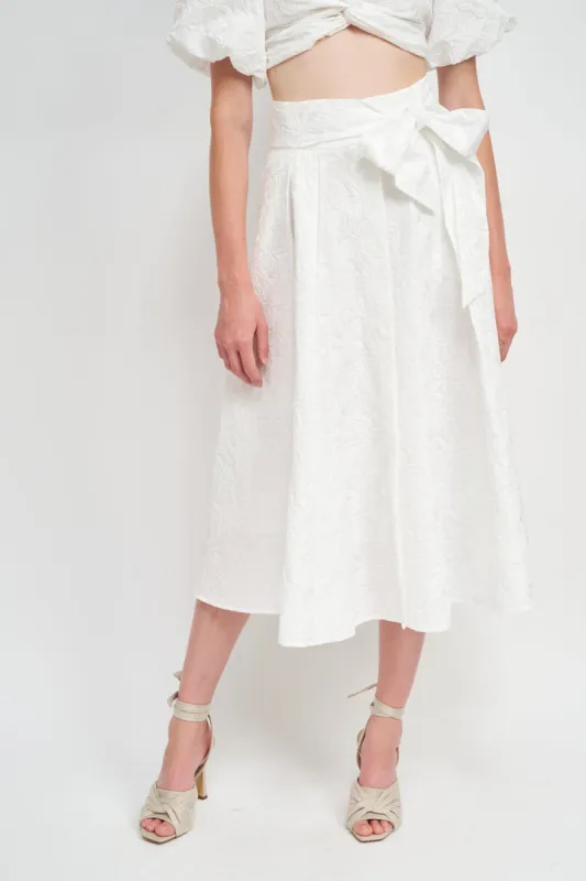Taytum Midi Skirt sold by En Saison