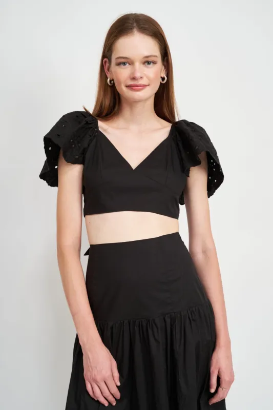 Jasmine Crop Top sold by En Saison