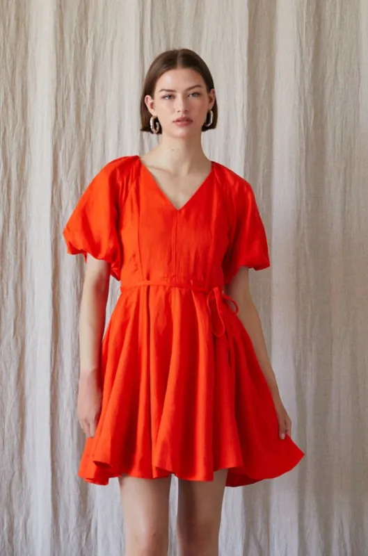 Sonnet Flared Mini Dress sold by En Saison