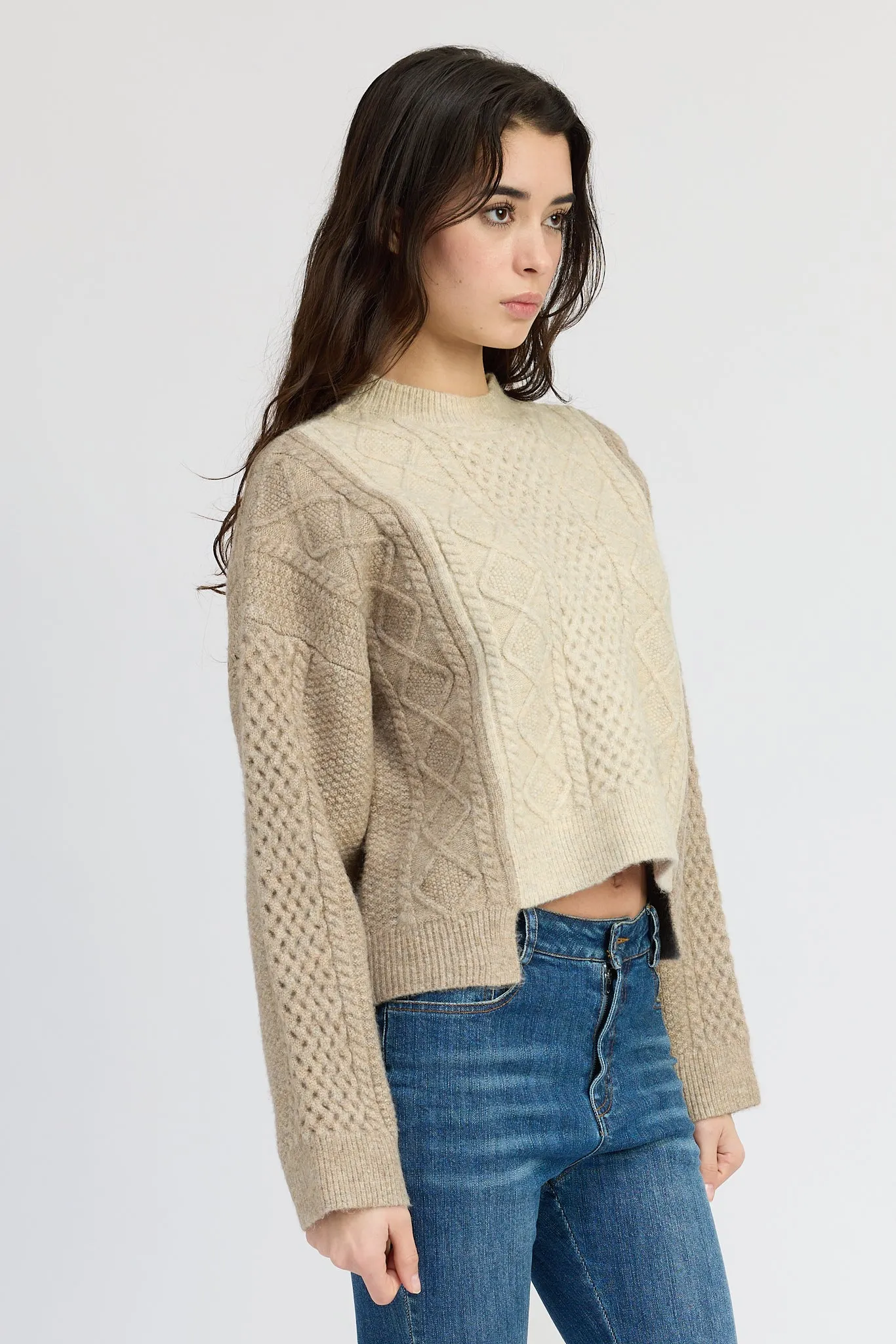 Greer Cable Knit Sweater sold by En Saison product image thumbnail 2