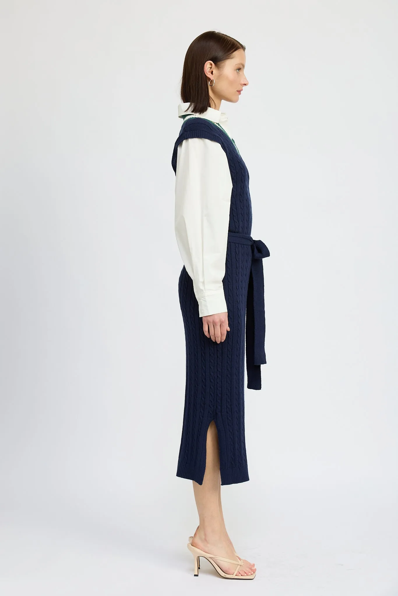 Spencer Mixed Media Midi Dress sold by En Saison product image thumbnail 2