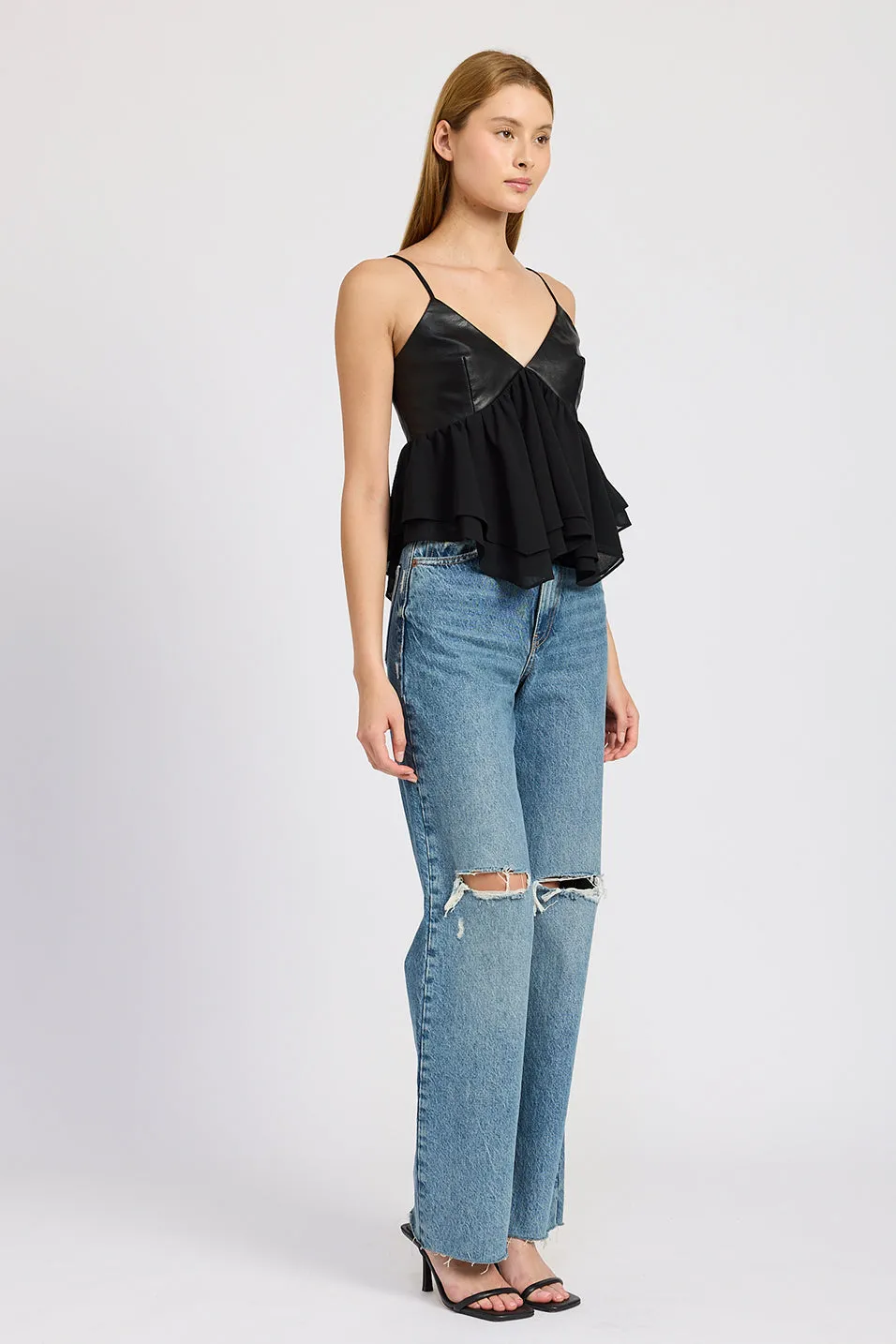 Jett Mixed Media Top sold by En Saison product image thumbnail 2