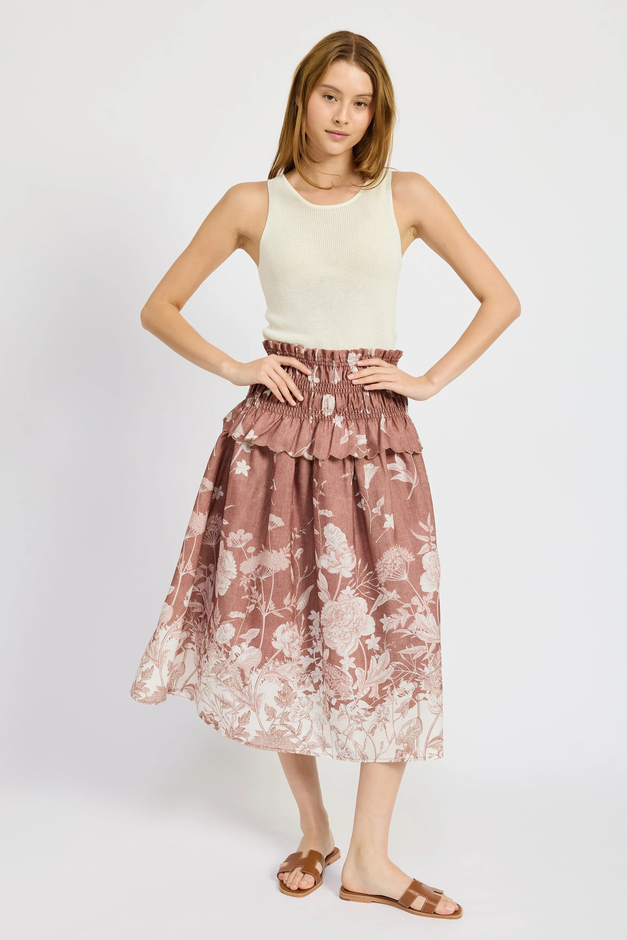 Monet Midi Skirt sold by En Saison product image thumbnail 4